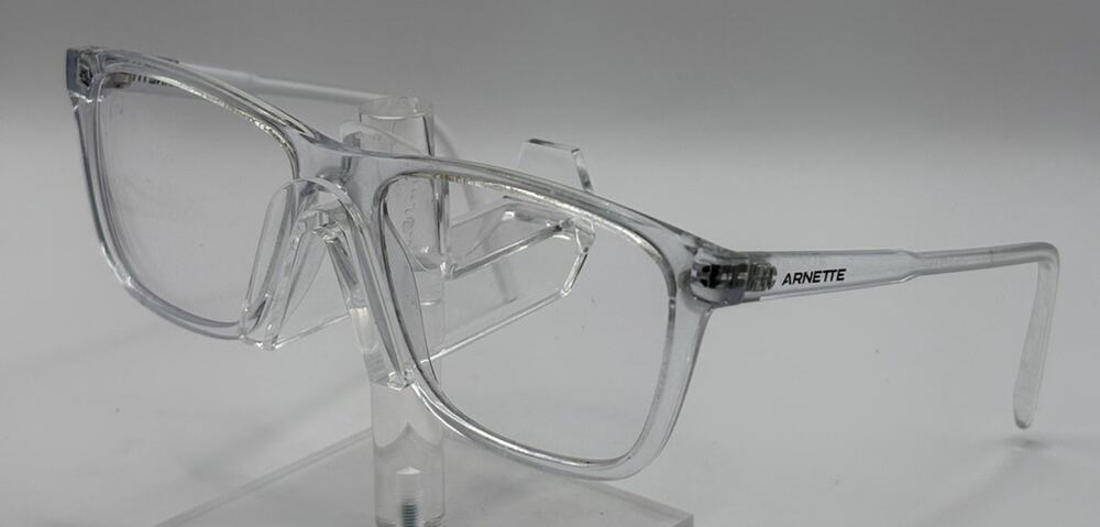 Arnette Clear Transparent Rectangle Eyeglass Frames Unisex Optical Glasses